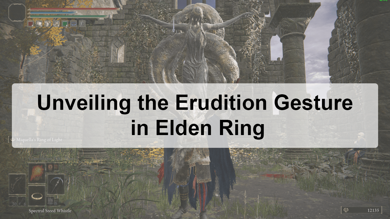 Erudition Gesture in Elden Ring