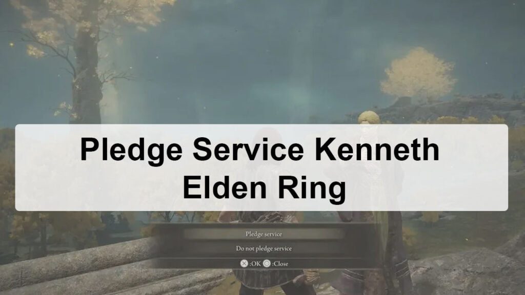 Pledge Service Kenneth Elden Ring