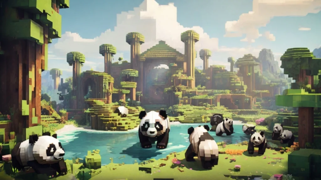What kills pandas in Minecraft